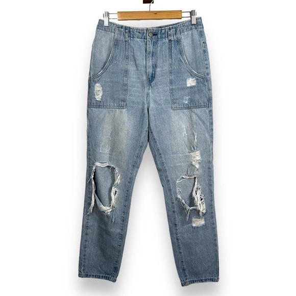 Vervet Carpenter Style Distressed Denim Jeans Size 27 - Picture 1 of 11